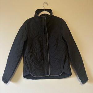 Women's Black North Face Quilted Jacket